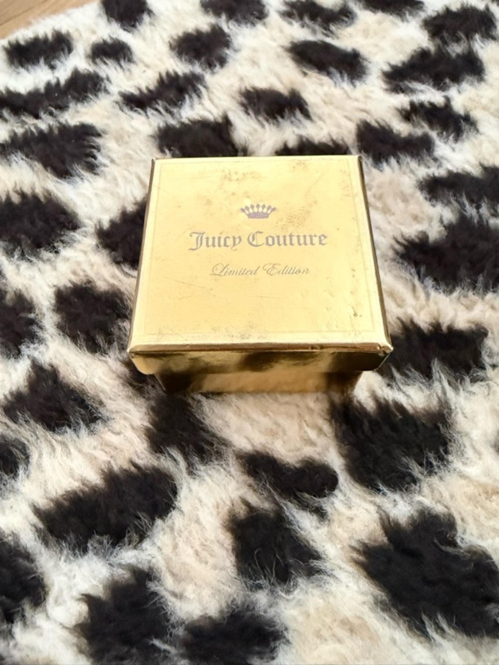 Vintage Juicy Couture Limited Edition Gold Charm Box
